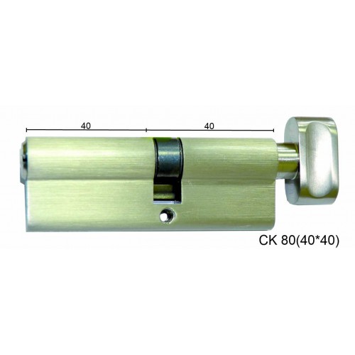 Цилиндр латунный IMPERIAL СК 80 (40*40) t/к лаз.